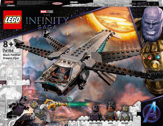 LEGO Marvel Avengers Black Panther Dragon Flyer - 76186 van LEGO