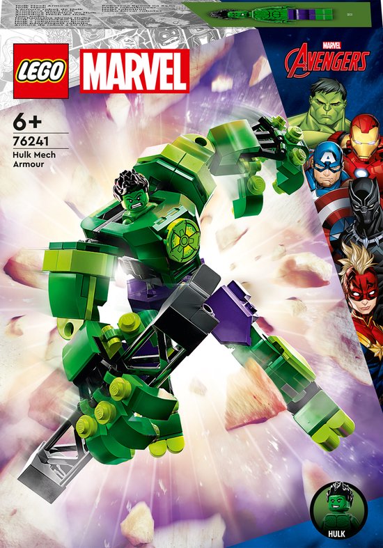 LEGO Marvel Avengers Marvel Hulk mechapantser - 76241 van LEGO