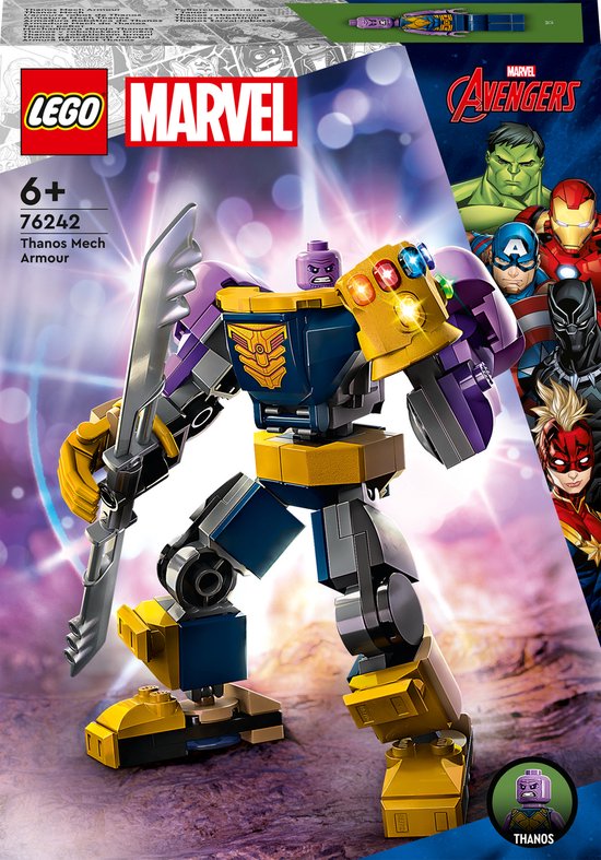 LEGO Marvel Avengers Marvel Thanos mechapantser - 76242 van LEGO