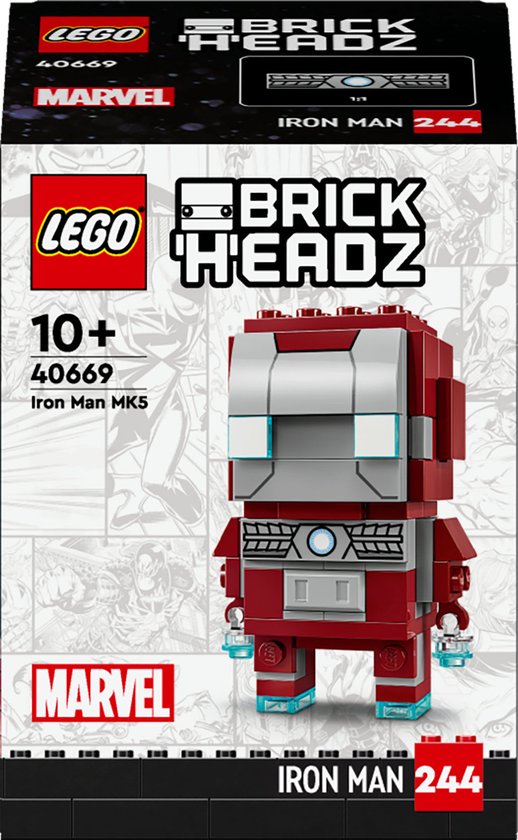 LEGO Marvel Brickheadz 40669 - Iron Man MK5 van LEGO