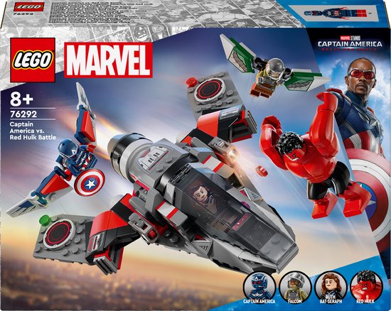 LEGO Marvel Captain America vs. Rode Hulk duel - 76292 van LEGO