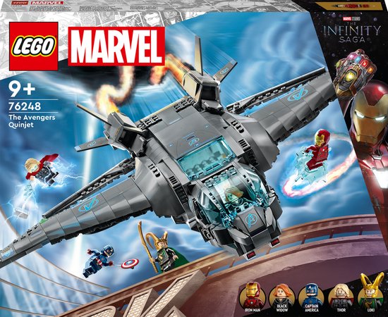 LEGO Marvel De Avengers Quinjet, Infinity Saga Set - 76248 van LEGO