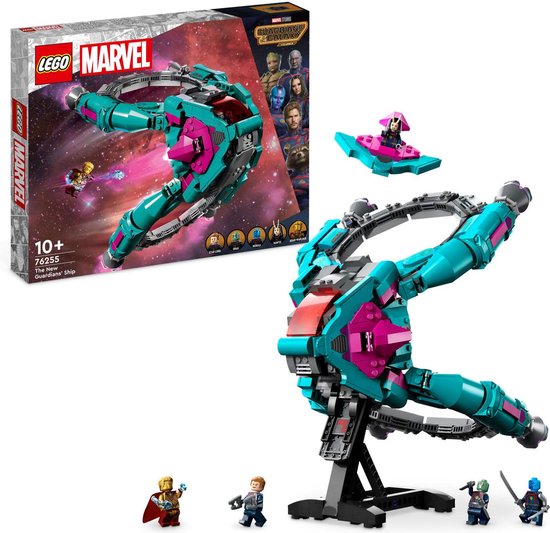 LEGO Marvel Het schip van de nieuwe Guardians of the Galaxy Constructie Speelgoed Set - 76255 van LEGO