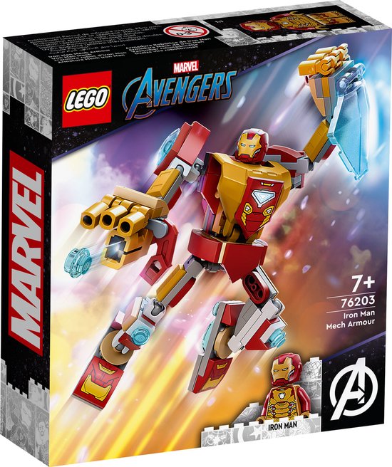 LEGO Marvel Iron Man Mechapantser - 76203 van LEGO