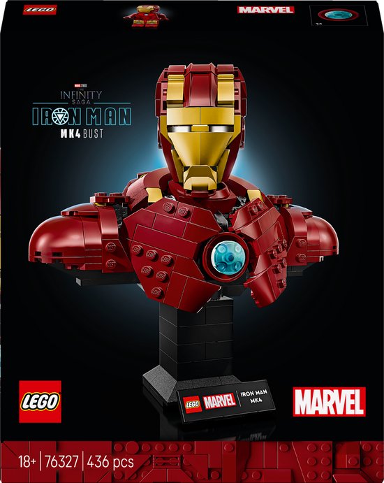LEGO Marvel Iron Man MK4 buste - 76326 van LEGO