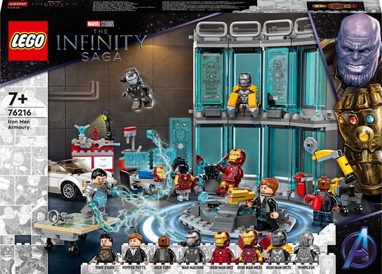LEGO Marvel Iron Man Wapenkamer - 76216 van LEGO