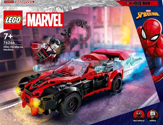 LEGO Marvel Miles Morales vs. Morbius Bouwset - 76244 van LEGO