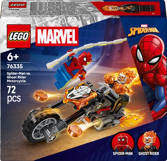 LEGO Marvel Spider-Man vs. Ghost Rider Motor Speelgoed - 76335 van LEGO