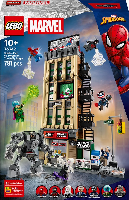 LEGO Marvel Spider-Man vs. Mysterio: de Daily Bugle Bouwpakket - 76342 van LEGO