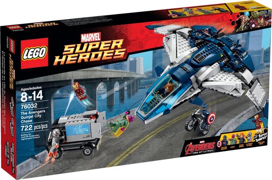 LEGO Marvel Super Heroes Avengers De Avengers Quinjet stadsachtervolging - 76032 van LEGO