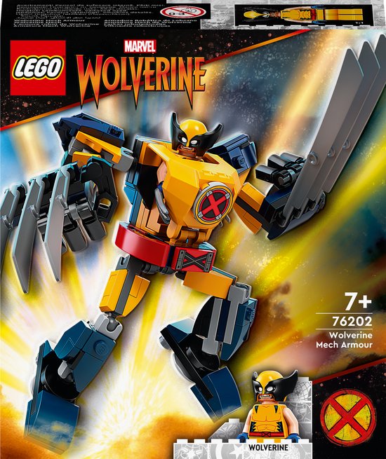 LEGO Marvel Wolverine Mechapantser - 76202 van LEGO