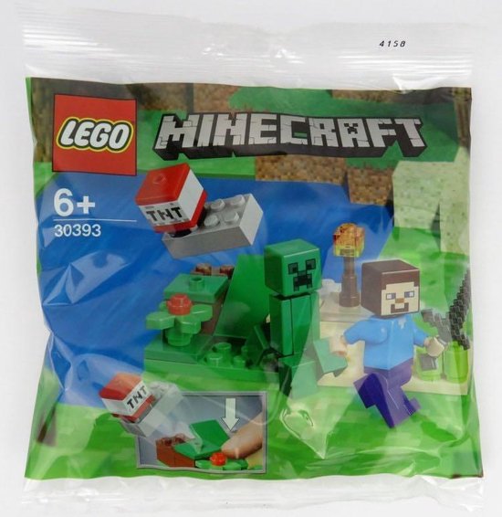LEGO Minecraft 30393 Steve en Creeper (polybag) van LEGO