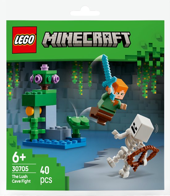 LEGO Minecraft 30705 - Duel bij de weelderige grot (polybag) van LEGO
