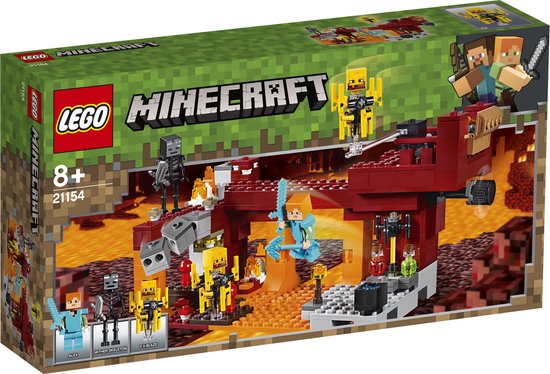 LEGO Minecraft De Blaze Brug - 21154 van Merkloos