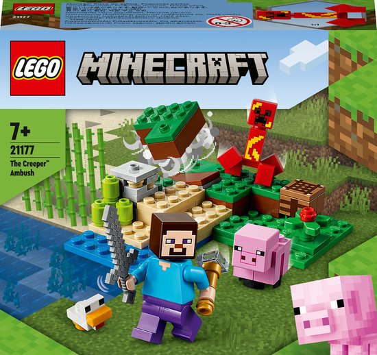 LEGO Minecraft De Creeper Hinderlaag - 21177 van Merkloos