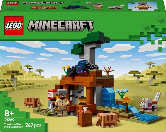 LEGO Minecraft De gordeldieren bij de mijn - 21269 van LEGO