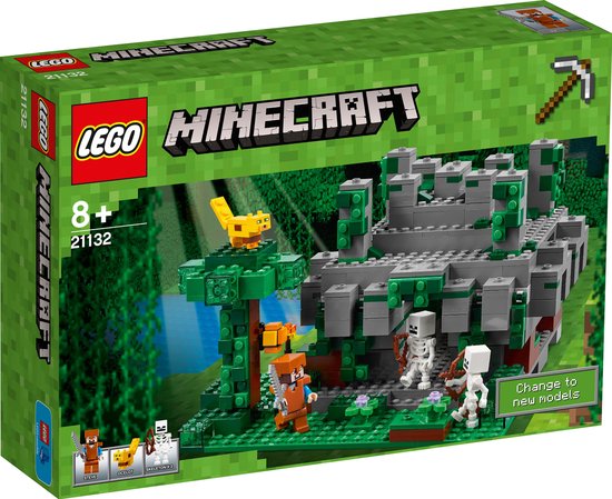 LEGO Minecraft De Jungletempel - 21132 van Merkloos