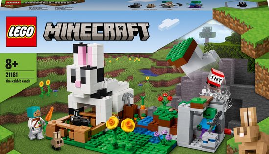 LEGO Minecraft De Konijnenhoeve - 21181 van Merkloos