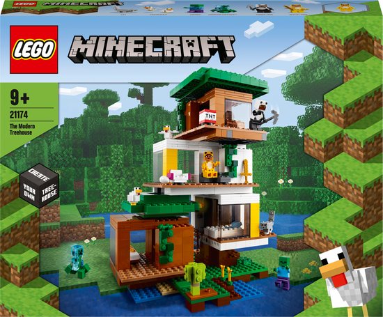 LEGO Minecraft De Moderne Boomhut - 21174 van LEGO