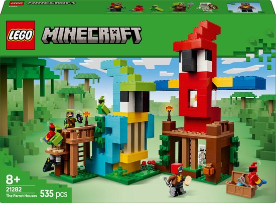 LEGO® Minecraft® De Papegaaienhuizen Bouwset - 21282 van LEGO