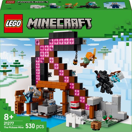 LEGO Minecraft De Pikhouweelmijn Bouwpakket voor Kinderen - 21277 van LEGO
