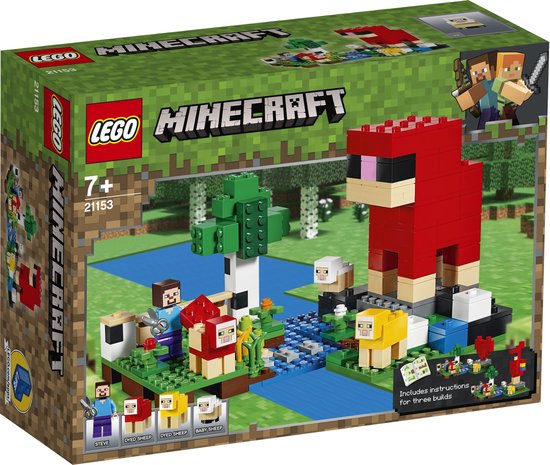 LEGO Minecraft De Schapenboerderij - 21153 van Merkloos