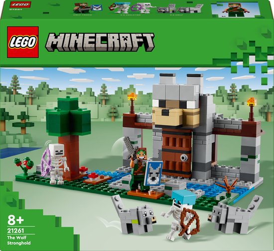 LEGO Minecraft® De wolvenburcht speelset met fort 21261 van LEGO