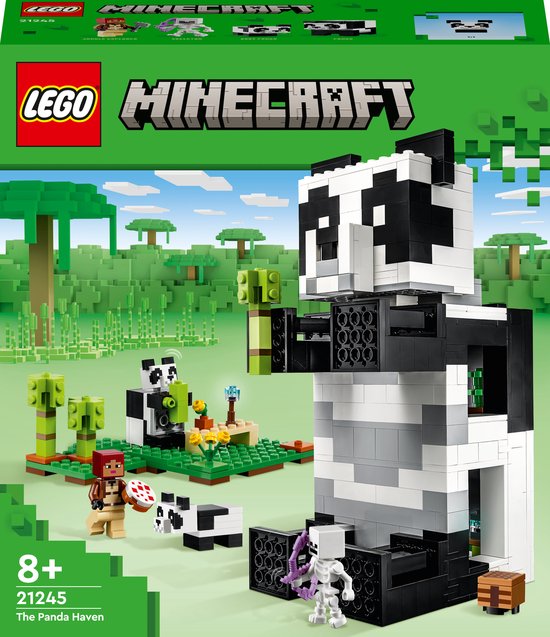 LEGO Minecraft Het Panda Huis Speelgoed Set met Dieren - 21245 van Merkloos