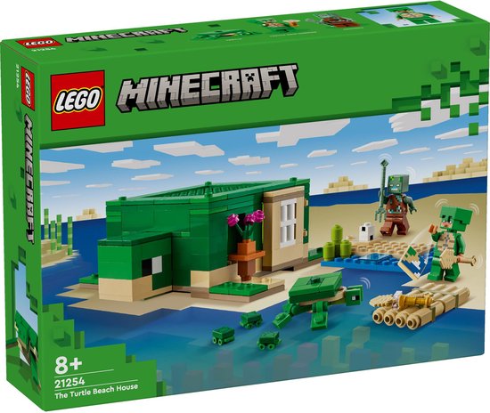 LEGO Minecraft Het schildpadstrandhuis - 21254 van Merkloos