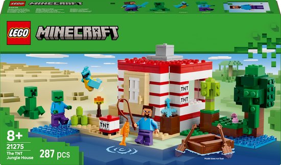 LEGO® Minecraft® Het TNT Junglehuis, Videogameset - 21275 van LEGO