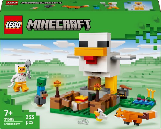 LEGO Minecraft Kippenboerderij Dieren Speelgoed voor Kinderen - 21585 van LEGO