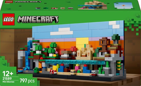 LEGO Minecraft Minibiomen Videogame Speelgoed voor Kinderen en Kinderkamer Decoratie - 21589 van LEGO