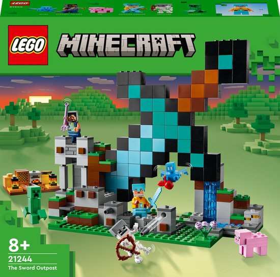 LEGO Minecraft Uitvalbasis Zwaard Bouwspeelgoed - 21244 van LEGO