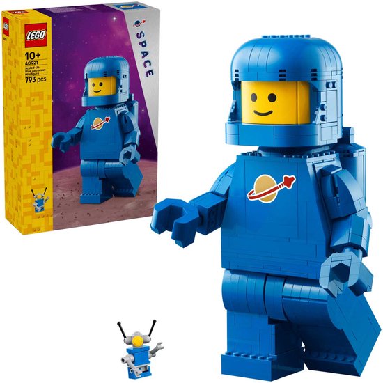LEGO Minifiguren 40921 - Grote blauwe minifiguur van een astronaut van Merkloos