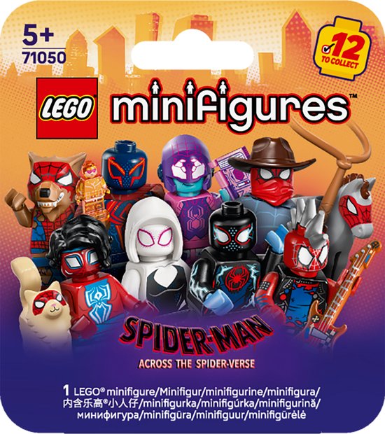 LEGO Minifiguren Spider-verse Serie - Set met 1 van de 12 Figuren - 71050 van LEGO