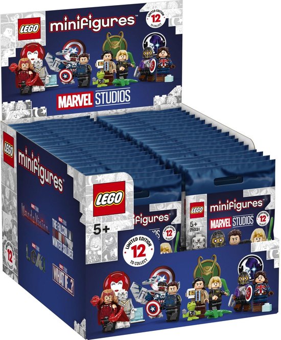 LEGO Minifigures 71031 - Marvel Studios - box met 36 minifiguren van LEGO