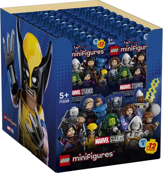 LEGO Minifigures 71039 - Marvel Studios Series 2 complete doos (36 stuks) van LEGO