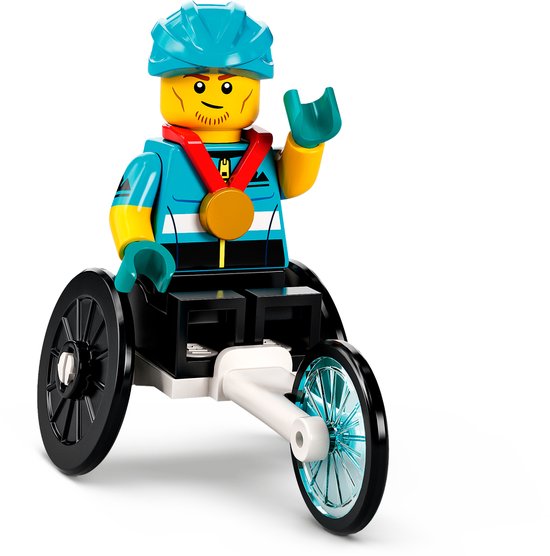 LEGO Minifigures Serie 22 - Wheelchair Racer - 71032 (col22-12) - in polybag van LEGO