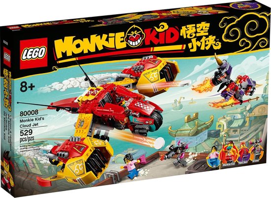 LEGO Monkie Kid™ Monkie Kid’s wolkenvliegtuig – 80008 van LEGO