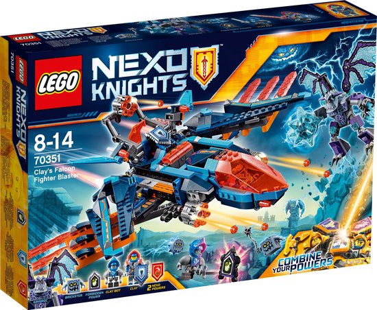 LEGO NEXO KNIGHTS Clay's Falcon Gevechtsblaster - 70351 van LEGO