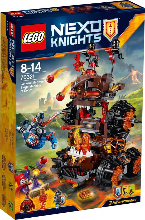 LEGO NEXO KNIGHTS Generaal Magmar's Belegeringsmachine - 70321 van LEGO