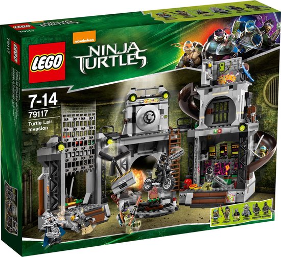 LEGO Ninja Turtles Invasie in het Turtle Hoofdkwartier - 79117 van LEGO