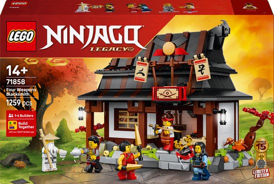 LEGO® NINJAGO® 15-jarig Jubileum: Smederij De Vier Wapens - 71858 van LEGO