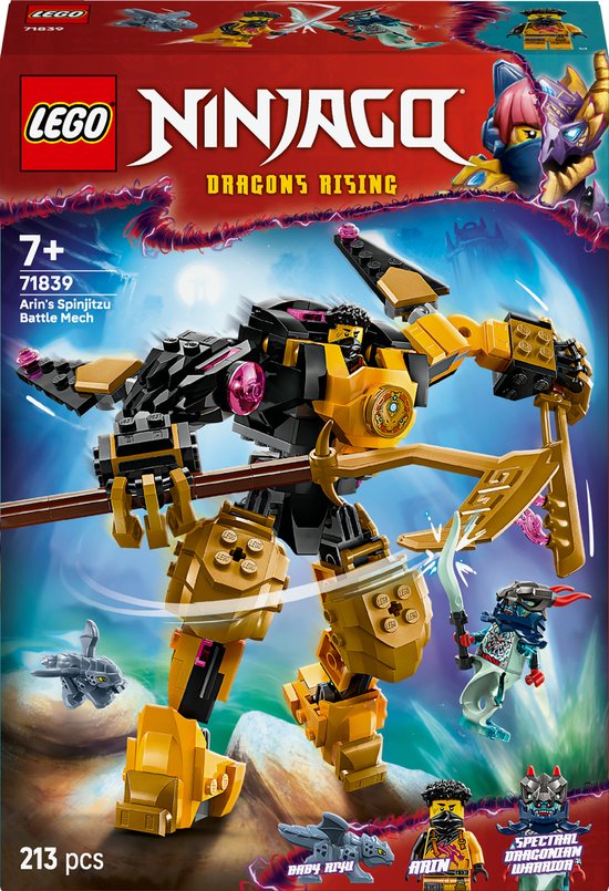 LEGO® NINJAGO® Arins Spinjitzu Strijdmecha Speelgoed - 71839 van LEGO