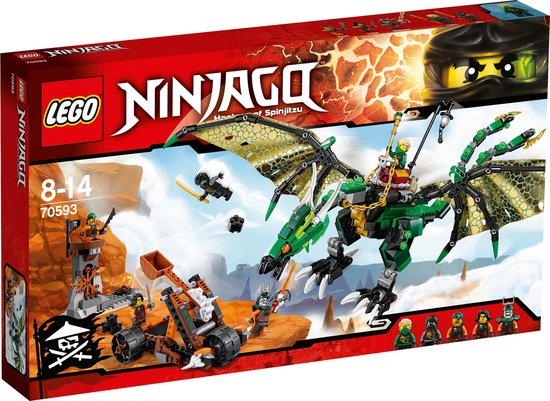LEGO NINJAGO De Groene NRG Draak - 70593 van Merkloos