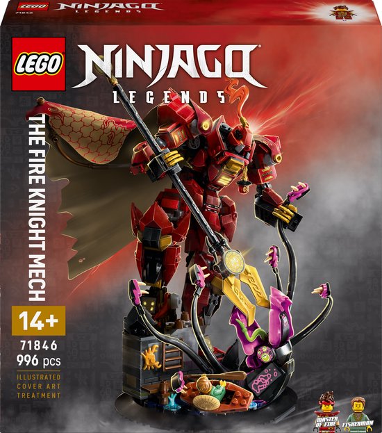 LEGO NINJAGO De Vuurriddermecha Bouwpakket voor Kinderen - 71846 van LEGO