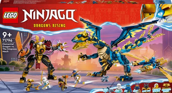 LEGO NINJAGO Elementdraak vs. de Mecha van de Keizerin Set - 71796 van LEGO