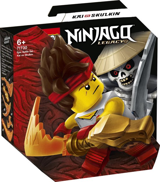 LEGO NINJAGO Epische Strijd Set Kai tegen Skulkin - 71730 van LEGO