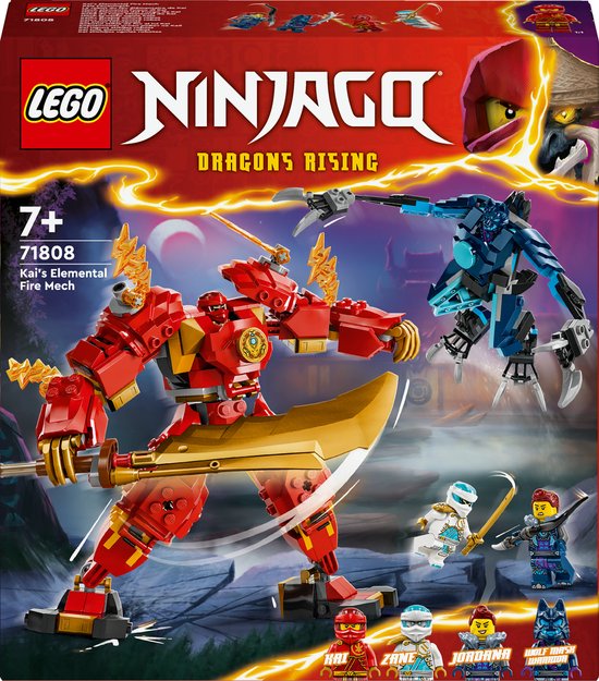 LEGO NINJAGO Kai's elementaire vuurmecha - 71808 van LEGO