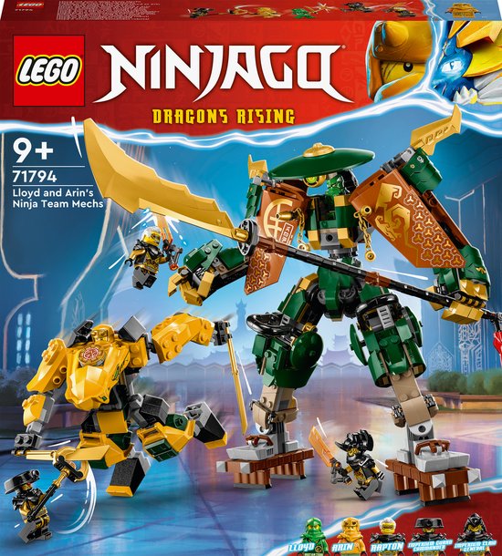 LEGO NINJAGO Lloyd en Arins Ninjateammecha met 2 Figuren - 71794 van LEGO